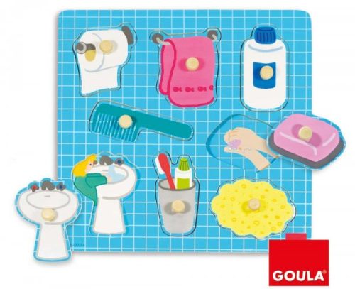 Hape Tisztálkodás - Puzzle, GOULA 24 hó+