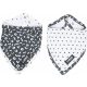 LUMA Bandana nyálfogó kendő Memphis Grey 2 db