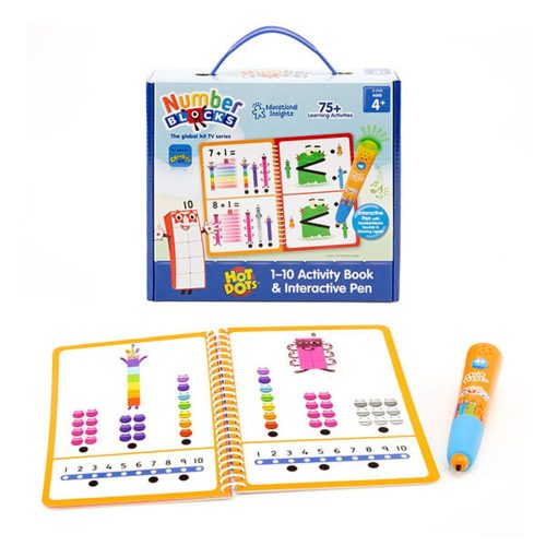 Hot Dots Numberblocks 1–10 Activity Book&Interactive Pen