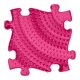 Muffik szenzoros ortopédiai szőnyeg puzzle twister pink - kemény