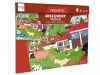 2 az 1-ben mágneses puzzle és megfigyelő játék, Farm Scratch Europe