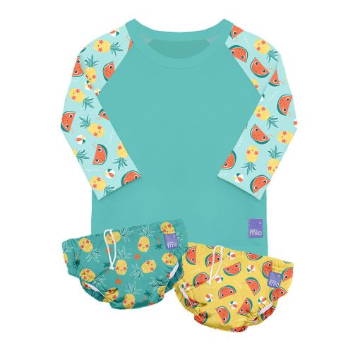 Baba fürdőruha szett Bambino Mio Mio Tropical M 6-12m