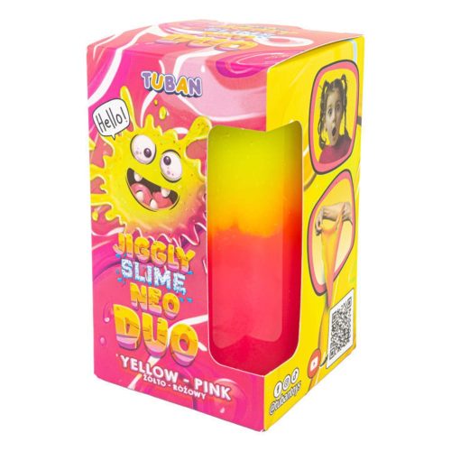 Tuban JIiggly Slime Neo Duo Sárga-Rózsaszín 430G